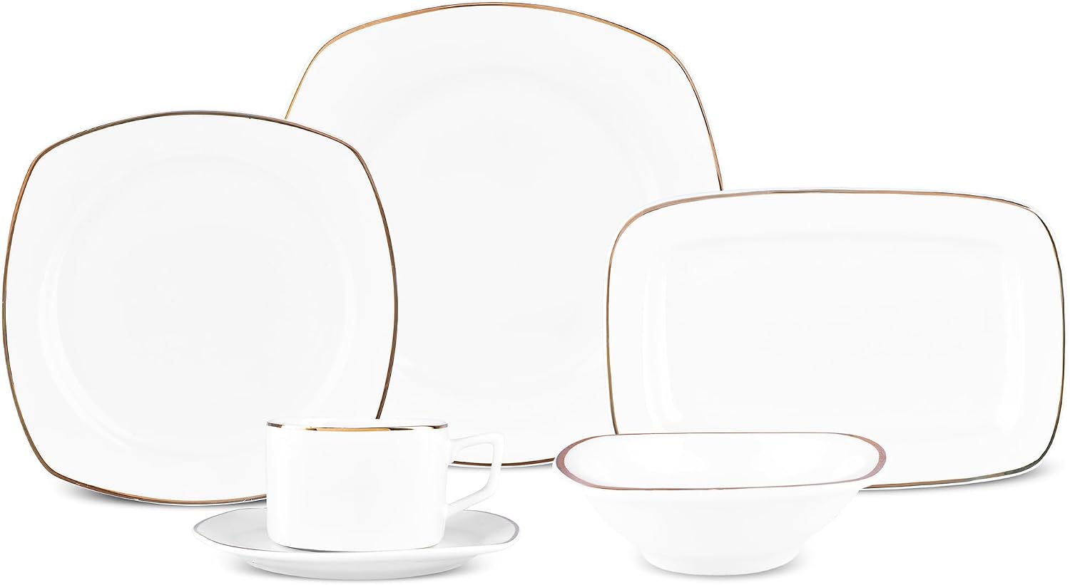 Karaca Padoca Gold 26-Piece Breakfast Set for 6 People