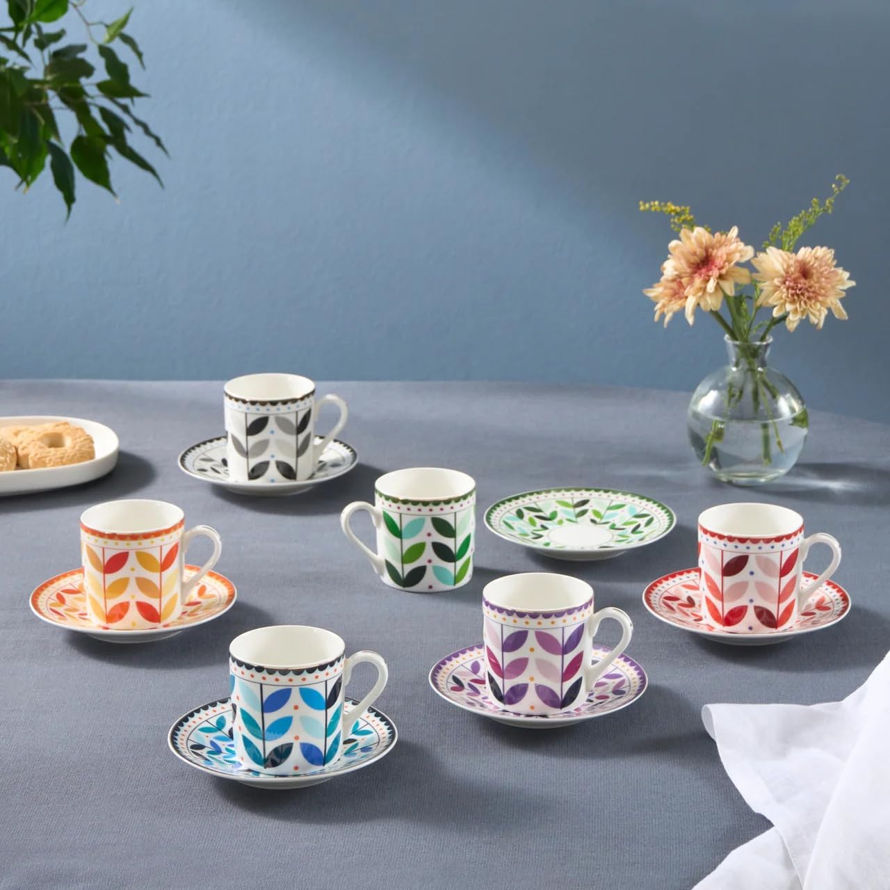 Coffee Set Karaca Tracy Gold, 6 People, 80 ML by Karaca