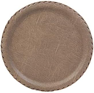 Karaca Home Decorative Home Textiles, Pelle Round Tray, Great Gift Idea for Loved Ones - Designed and Made in Turkey